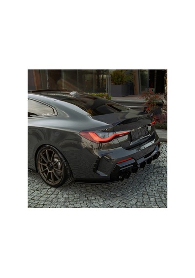 Bmw 4 Serisi G22 Coupe 2020+ Spoiler Piano Black Bagaj Üstü Spoiler Eki