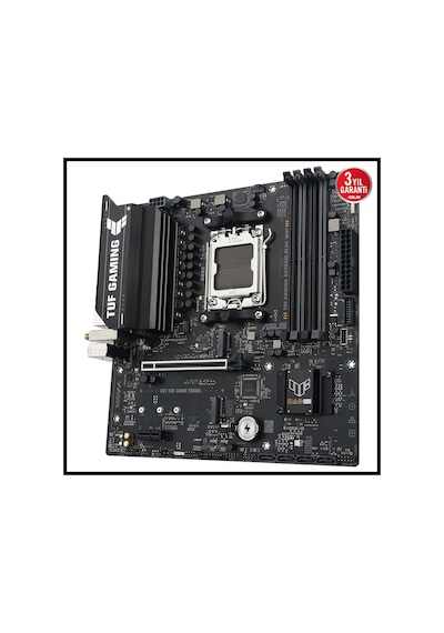 Asus Tuf Gamıng A620am-plus Wıfı, 4xddr5, 2x M.2, Hdmı, 2xdp, Wi-fi 6, Bluetooth V5.3, Am5 Soket Gam