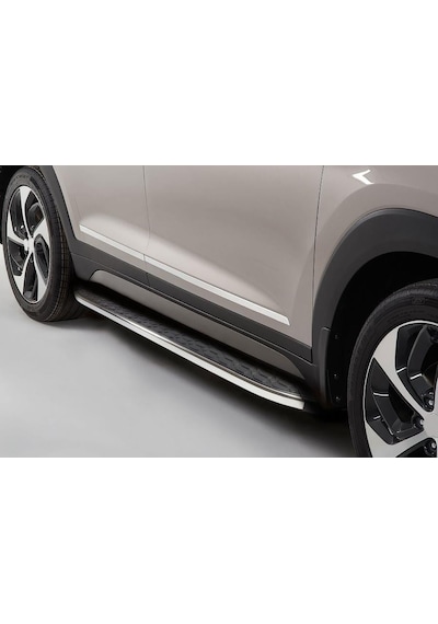 Omsa Line Volvo Xc90 2024 Sonrası Blackline Krom Alınlı Yan Basamak