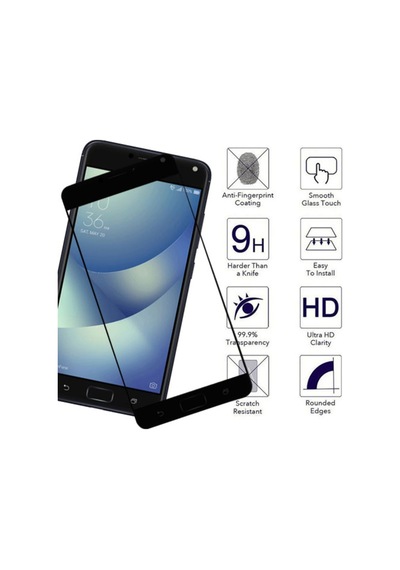 Asus Zenfone 4 Max Zc554Kl 5.5" Tam Kaplayan Tempered Cam Koruma