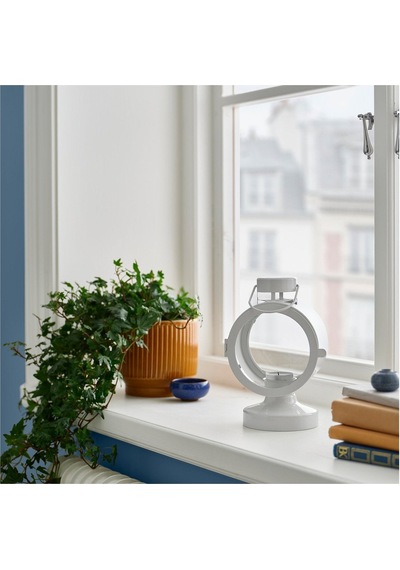 Ikea Flodsvala Fener Kırık Beyaz 21 Cm