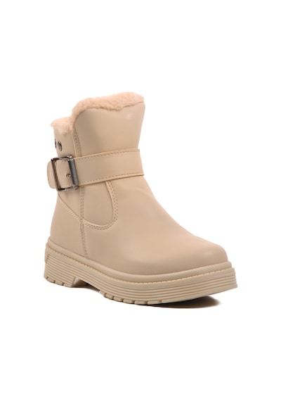 Ayakmod 24064-f Bej İçi Polarlı Kız Çocuk Bot 001