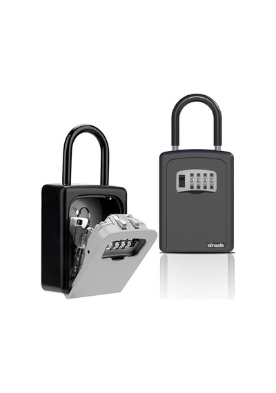 İnsafe Isc802key Şifreli Çelik Kasa, Anahtar Kasası, Anahtar Dolabı, Siyah