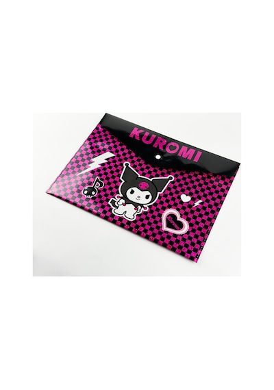 Hello Kitty Kuromi Lisanslı A4 Çıt Çıtlı Evrak Dosyası Okul Alışverişi, Kırtasiye Çıt Çıt Dosyalık - Bgakuromidosya003 Çok Renkli