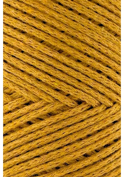 Premium Koton Pamuk Makrome İpi 2mm Cotton Zincir Makrome Çanta İpi Supla İpi Koton İp Hardal