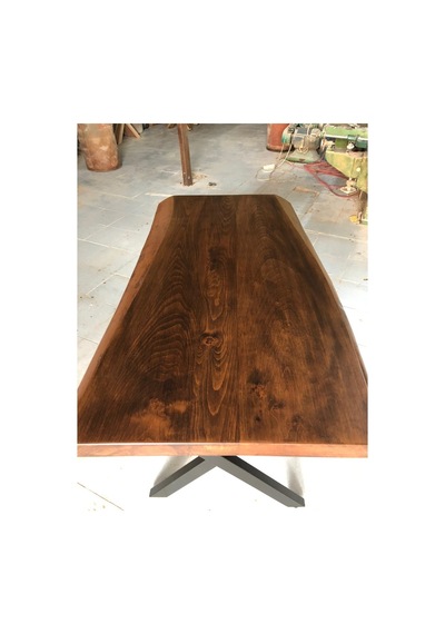 Bintaşmobilya Kütük Masa Ceviz Rengi 130X75.Cm