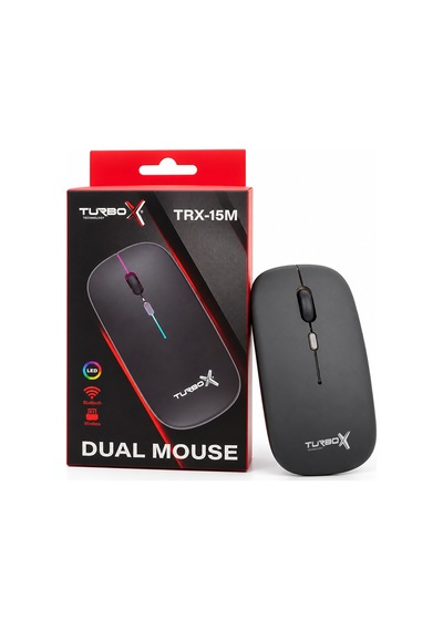 Turbox Trx-15m Dual Mouse Wireless+bluettoth Siyah Rgb Optik Mouse Wıreless Mouse