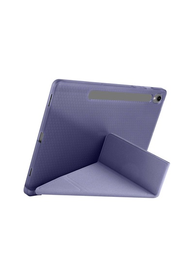 Samsung Galaxy Uyumlu Tab S9 Fe X510 X516 Kılıf Kalem Bölmeli Trifolding Case