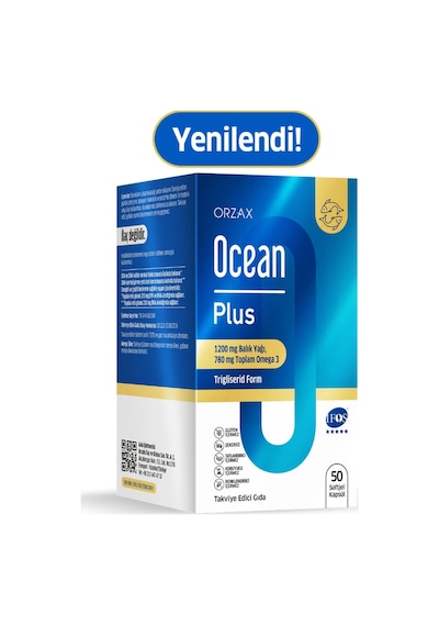 Ocean Plus Balık Yağı Omega3 1200 Mg 50 Softjel Kapsül