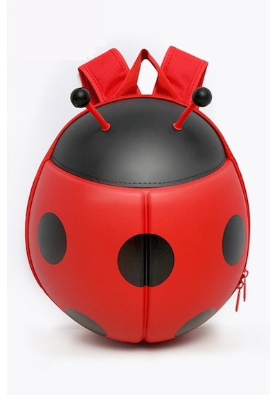 Supercute Kırmızı Ladybug Sırt Çantası Kırmızı