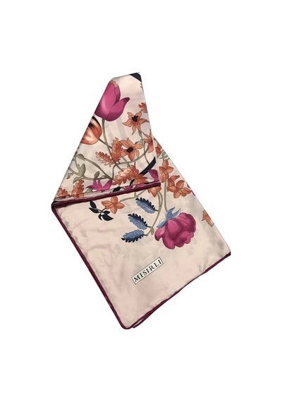 Yenisinial Mısırlı Polyester Eşarp Desen 2 Kahve