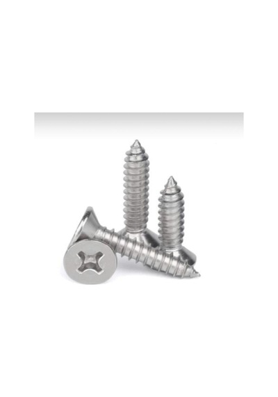 4 Adet Metal Baza Dolap Ayağı Krom 8 Cm Vidalar Dahil Gümüş Diğer