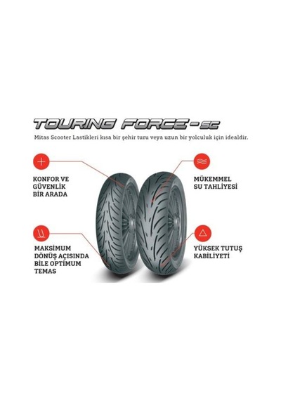 Mitas  140/70-14 68P Touring Force-Sc Arka Lastik