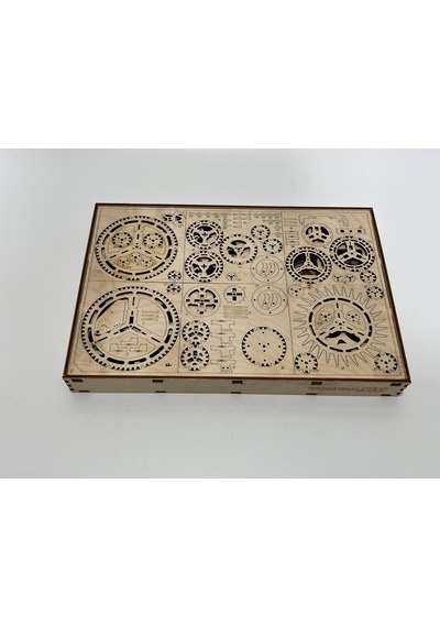 Royal Clock 3d Ahşap Saat Maketi 110x11x10 Cm