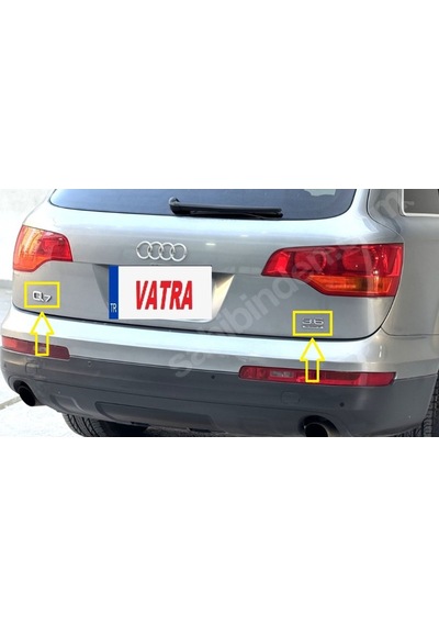 Q7 3.6 Fsı Quattro Uyumlu Q7-3.6 Ve Quattro Krom Bagaj Yazısı Seti 3m 3d Abs