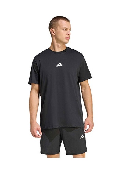 Adidas M Tech G T Erkek Antrenman Tişörtü Kb9407 Siyah Siyah