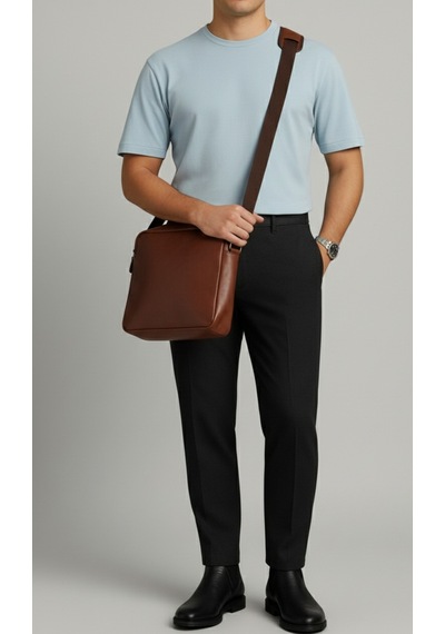 Bürke Erkek Antrasit Renk Slim Fit Kaliteli Kumaş Pantolon