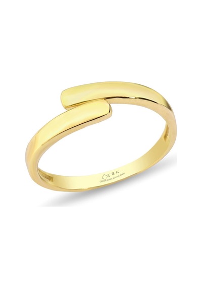 Çgk Çiğdem Gürel Kuyumculuk Aynalı İnce Altın Yüzük Gold