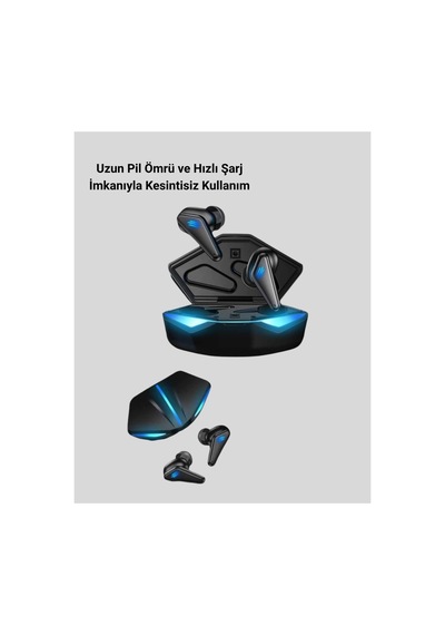 Profesyonel Bluetooth 5.0 Kulaklık Dokunmatik Kontrol, 3d Surround Ses Renk