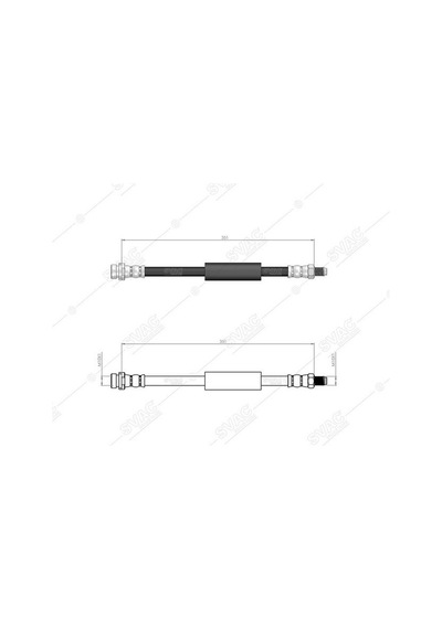 FREN HORTUMU ARKA SAG/SOL CUSTOM 11-17 SVAC 20-0201