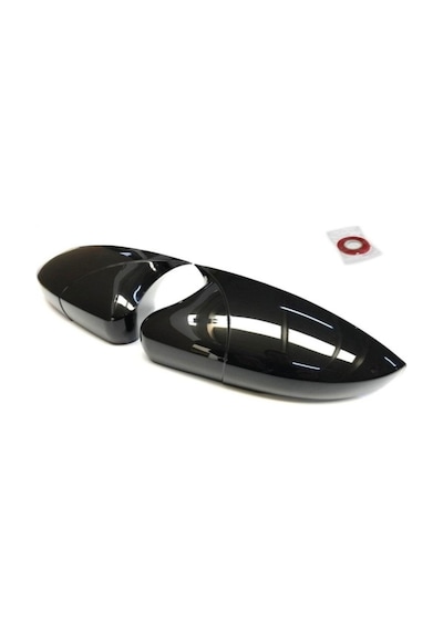 W204 2007-2014 Yarasa Ayna Kapağı Piano Black