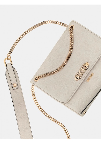 Guess Anise Dönüştürülebilir Kapaklı Çapraz Askılı Kadın Ekru Omuz Çantası Hwpd9916210-stl