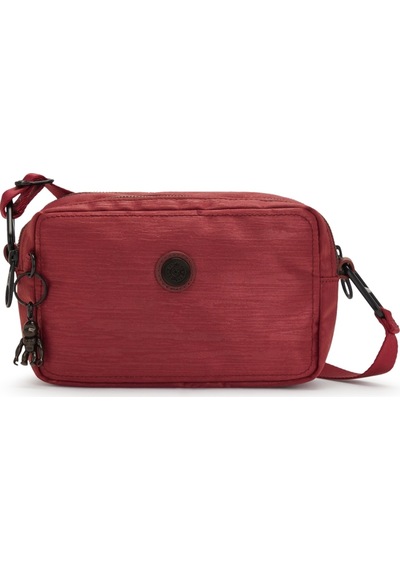 Kipling KIPLING Milda Küçük Boy Omuz Çantası BORDO MUZE + WINE