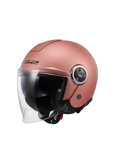 Ls2 Classy Güneş Vizörlü Kask Mat Gold Pembe