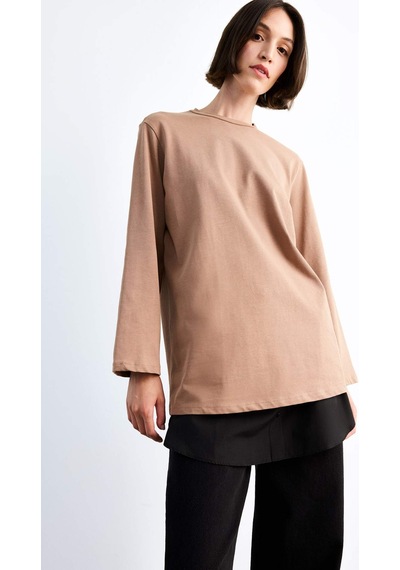 Defacto Relax Fit Yarı Elastik Bantlı Bel Poplin Tesettür Kapatıcı Parça F8527ax25smbk81 Siyah-bk81
