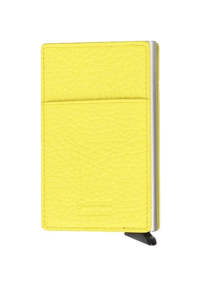 Walsmart Pocket Flotur Akıllı Mekanizmalı Deri Cüzdan Sarı