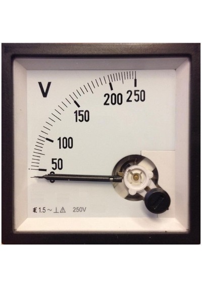 72x72 250v Voltmetre