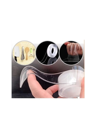 Çift Taraflı Akrilik Silikon Bant Yüksek Mukavemetli 18mm X 2 Metre Diğer
