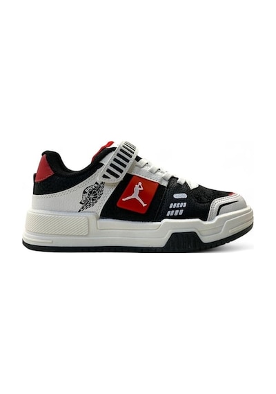Cool King Kısa Çocuk Sneaker Spor Ayakkabı Siyah / Kırmızı Kırmızı - Siyah