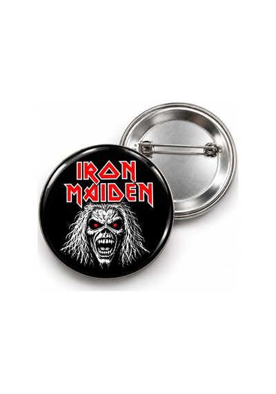Iron Maiden - Eddie - 58mm Rozet Çok Renkli