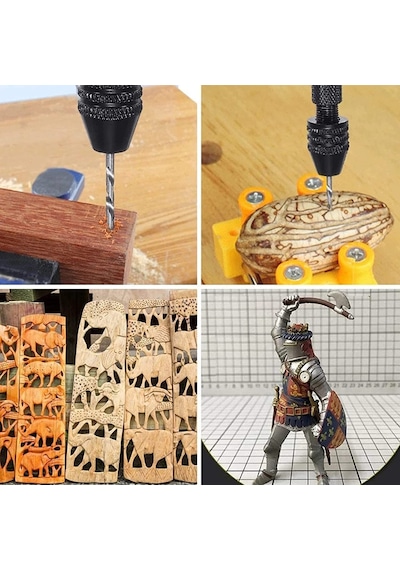 Çok Amaçlı Detay Çalışma PCB mini El Mengenesi ve Mekanik el Matkabı seti takı model yapımı