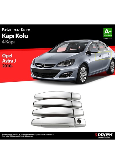Opel Astra J Krom Kapı Kolu 4 Kapı 2010 Üzeri A+Kalite
