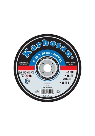Karbosan 230X3.0 Kesme Taşı (Metal) 10 adet