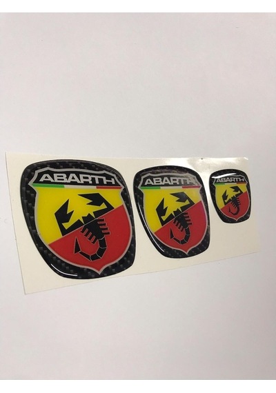 Stıcker Arma Punto Evo Abarth 3Lü Set