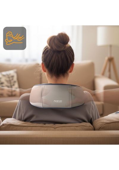 Neo-sport Masaj Cihazı, Isıtmalı - 3 Seviyeli Boyun Masaj Cihazı - Kablosuz - 2000 Mah - Shiatsu Diğer