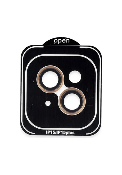Joko Apple Uyumlu iPhone 15 Pvd Metal Kamera Lens - Turuncu Diğer