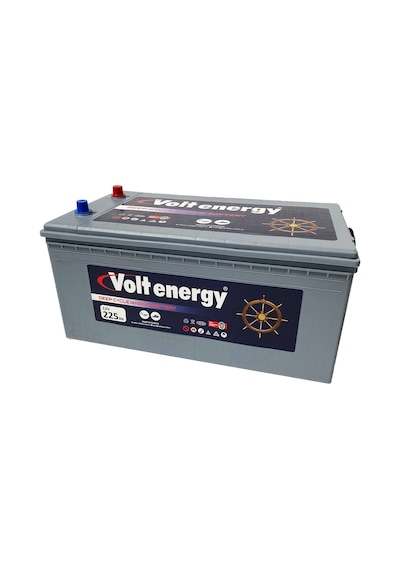 VOLT ENERGY 12 V 225 Amper Deep Cycle Marin Bakımsız Akü