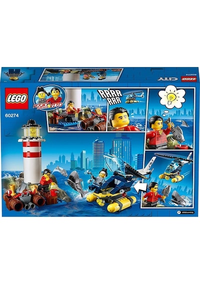 LEGO® City 60274 Elit Polis Deniz Feneri Operasyonu 189 Parça