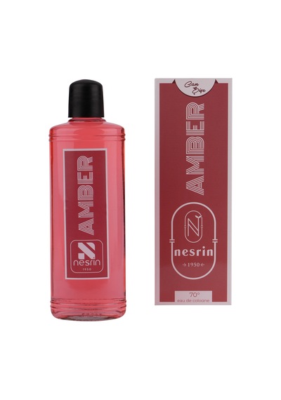 Nesrin 250 Ml Cam Şişe Kolonya Amber Kolonyası - Md86906105