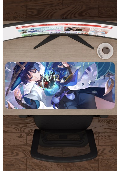 Wanderer Genshin Impact Anime Gacha V3 - 70x30 Xl Gaming Mouse Pad Fare Altlığı