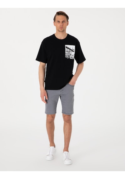 Pierre Cardin Erkek Siyah Tişört 50310144-vr046 Siyah