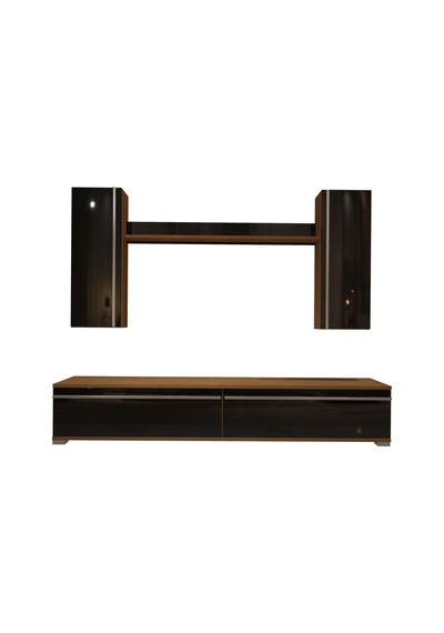 Decoraktiv Eko 7 Mdf Std Tv Ünitesi Tv Sehpası Ceviz - Siyah