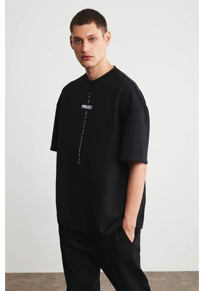 Noıssey Chulchan Shop Project Oversize Siyah T-shirt