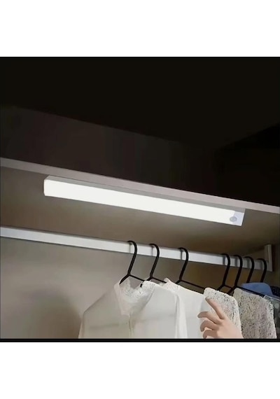 50 Cm Beyaz Işık Hareket Sensörlü Dolap Içi Çalışma Masası Mutfak Tezgah Altı Usb Led Işık Beyaz