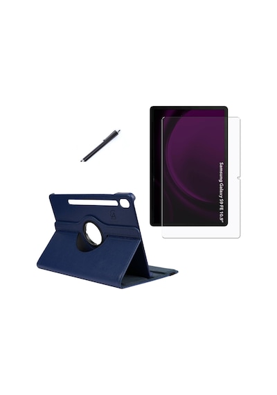 Samsung Galaxy Tab S9 Fe Sm x510 Kılıf Birebir Uyumlu Dönebilen + Ekran Koruyucu Kalem