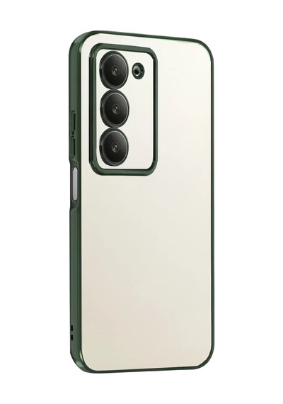 Xiaomi Redmi 15 4g Uyumlu Lensli Silikon - Yeşil